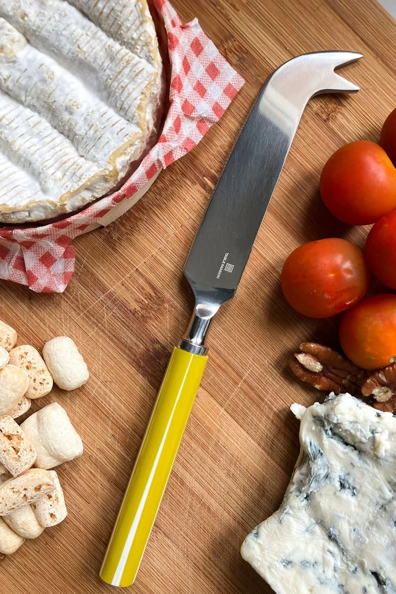 Cuchillo De Queso Con Mango De Resina De Colores