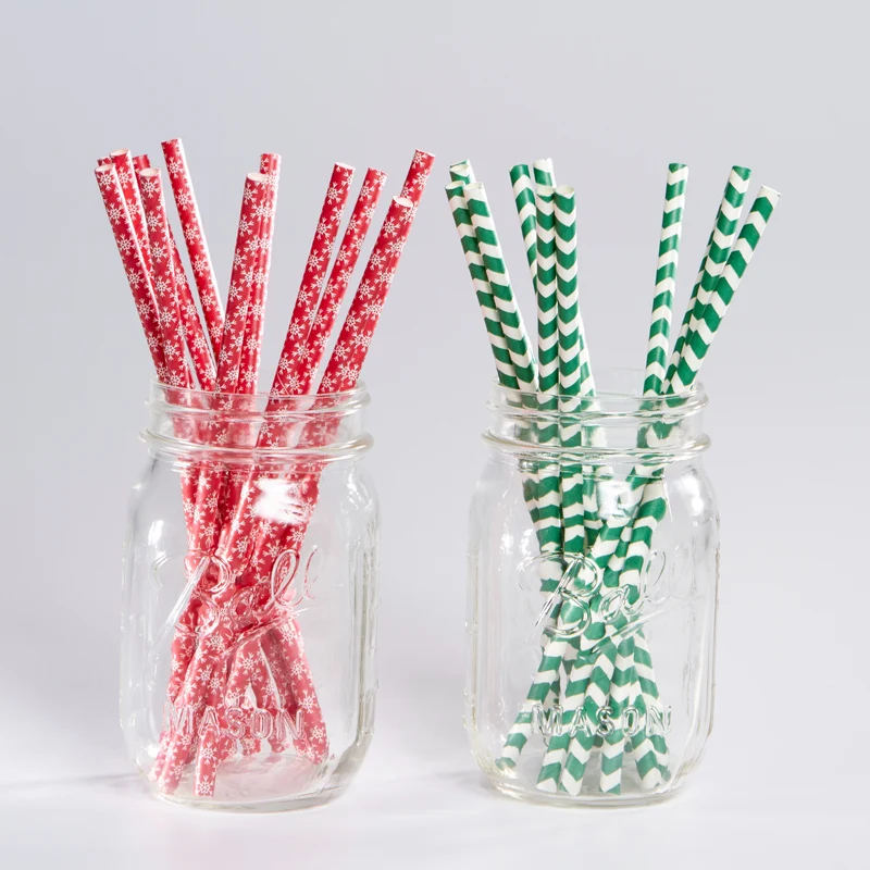 Pajitas de Navidad Hielo