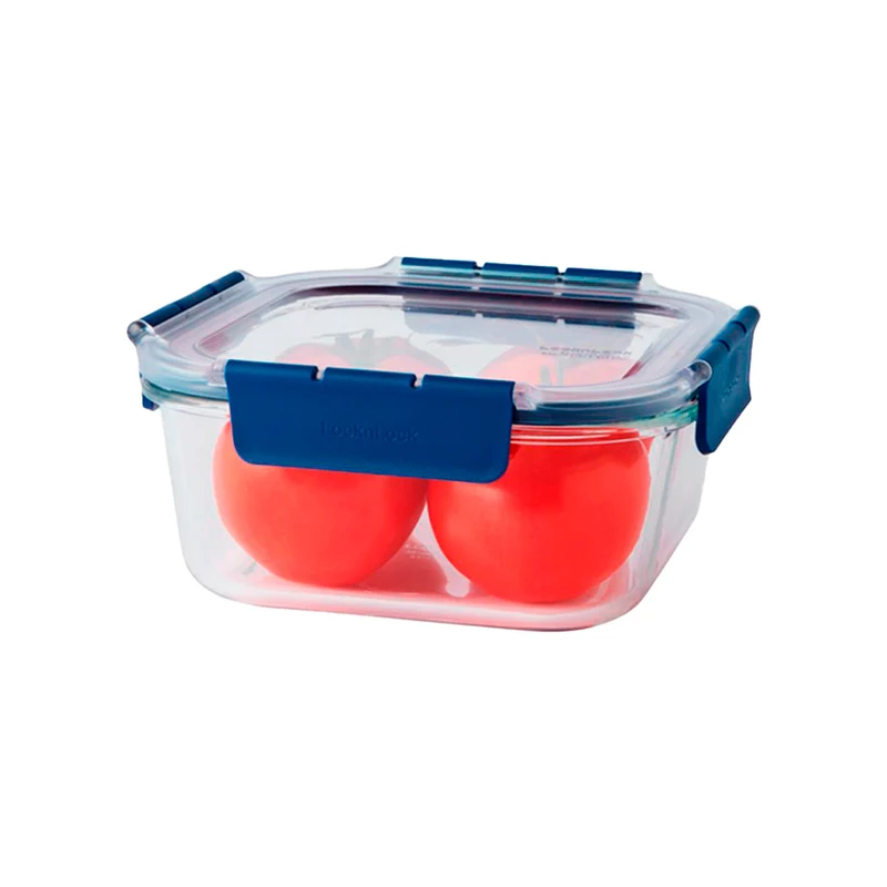 Envase Hermético Vidrio 1.4 L Topclass Cuadrado