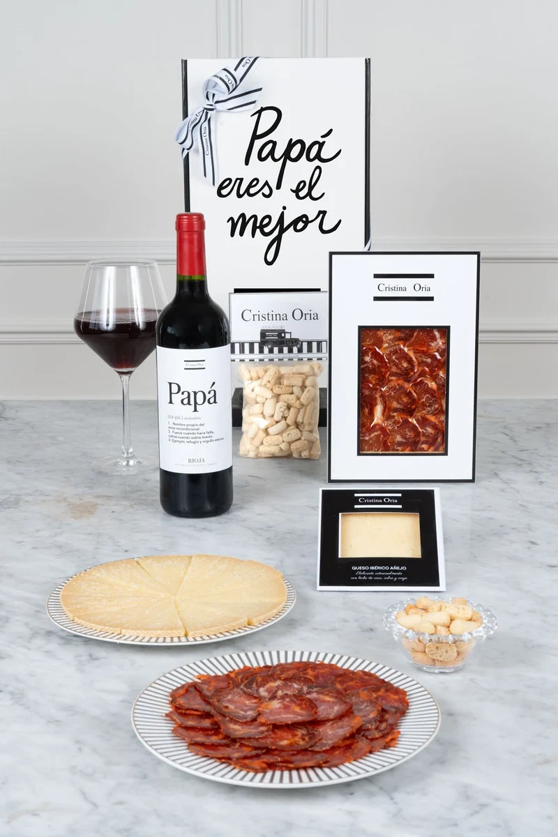 Caja Picoteo Gourmet Para El Mejor Padre