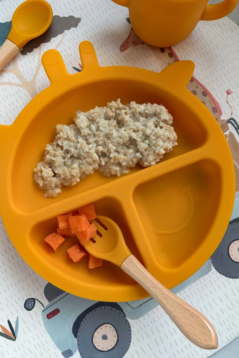 Plato De Silicona Diseño Jirafa
