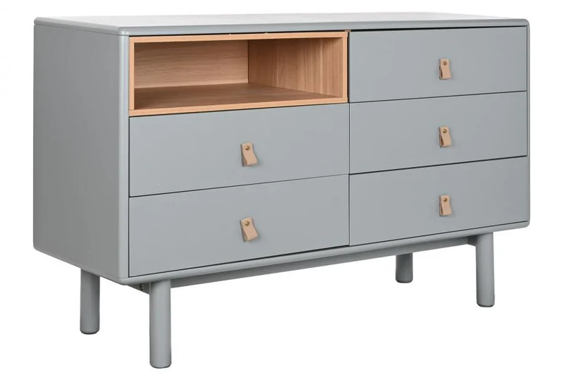COMODA MDF PU 120X40X75 GRIS