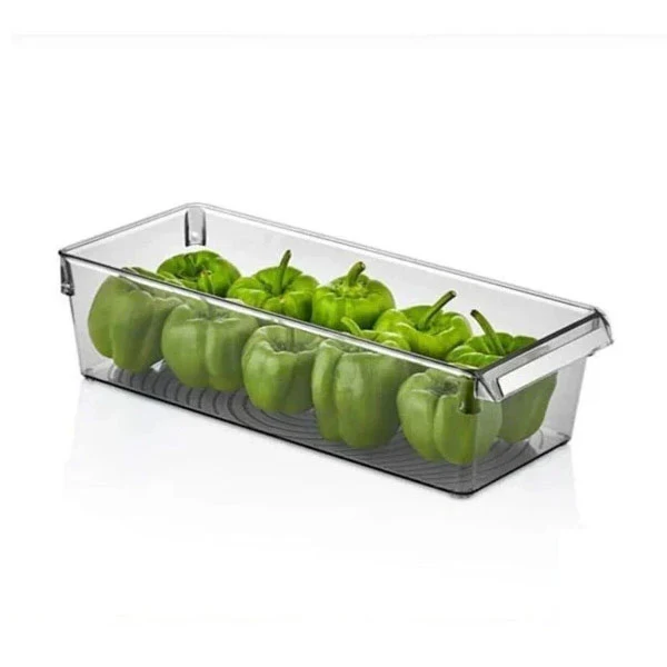 Vip Ahmet Vps-024 Mina Transparante Plastic Organizer met Rookkleurige Kapaklı – 2500 ml
