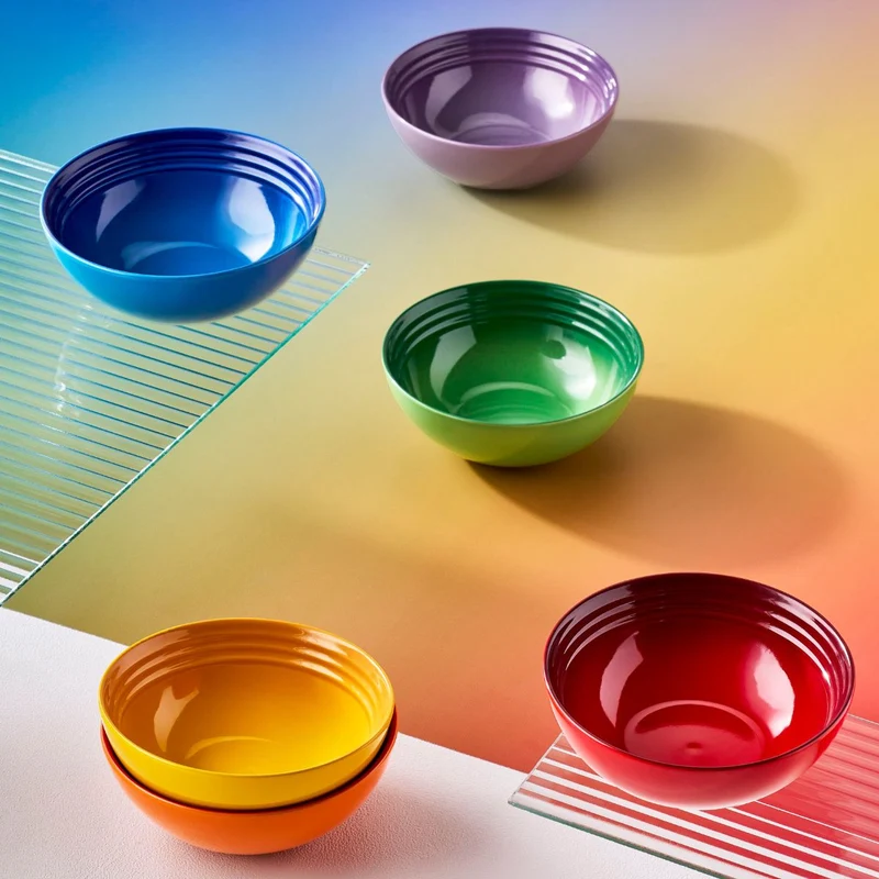 Set 6 boles cerámicos Arcoíris Le Creuset