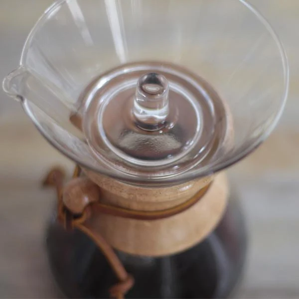 Tapa de cristal para cafetera Chemex