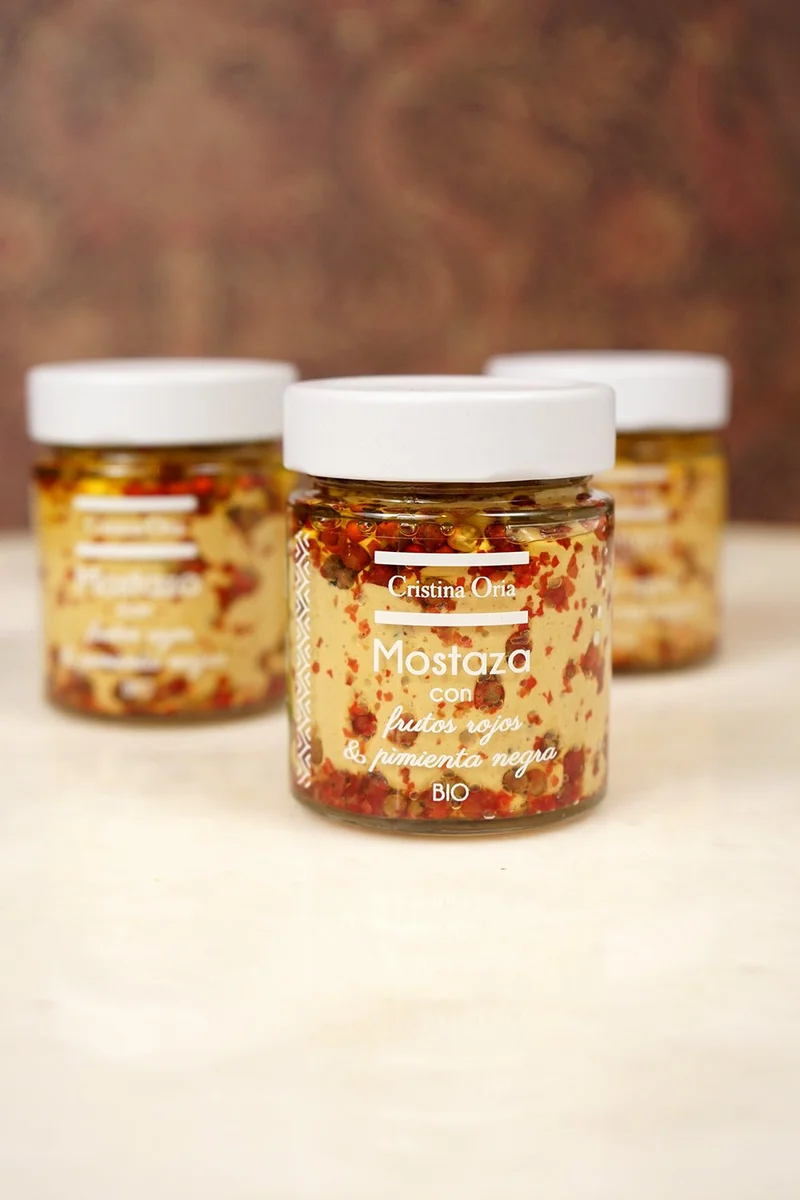 Mostaza Frutos Rojos Y Pimienta Negra Bio Co 130G