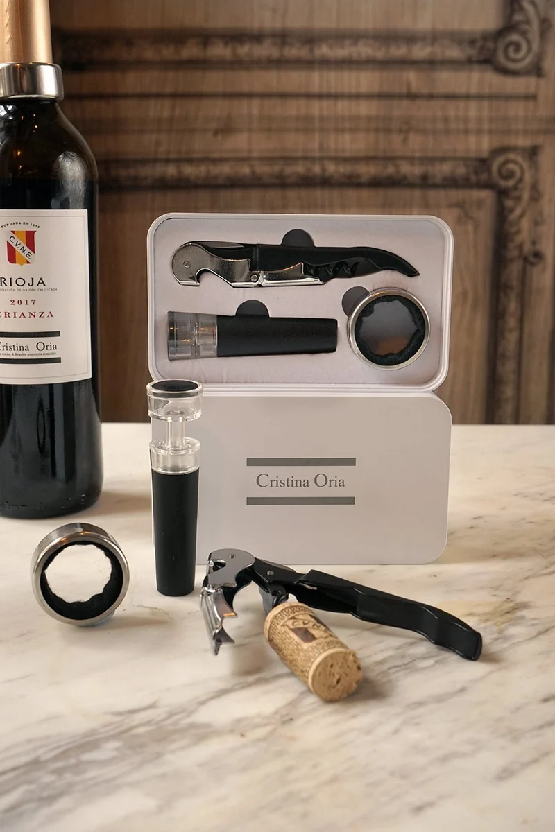 Set 3 Piezas Vino Co