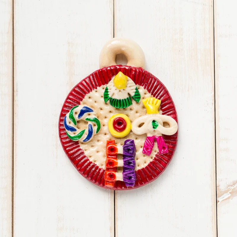 Sanandresiño Medallón Cuatro Amuletos