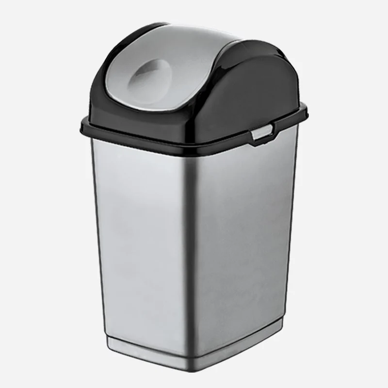 Balde do Lixo MUNDUS Cinza 50L