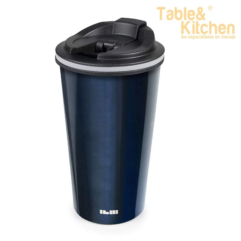 VASO TERMICO BLUE 410ML IBILI