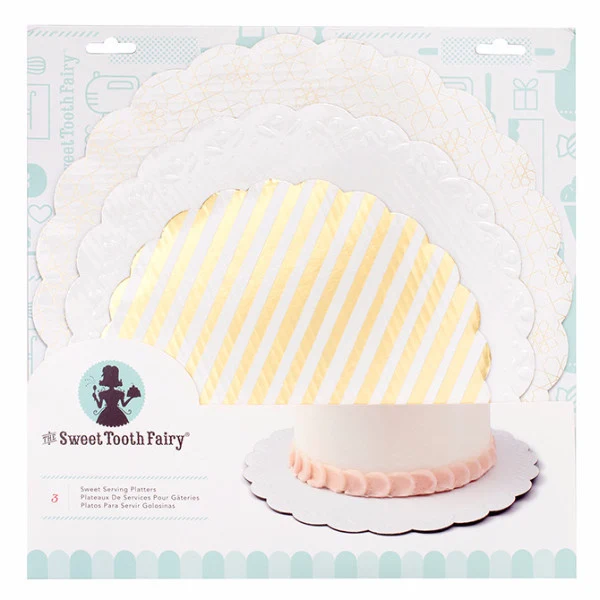 Sweet Serving Platters Gold Sweet Tooth Fairy