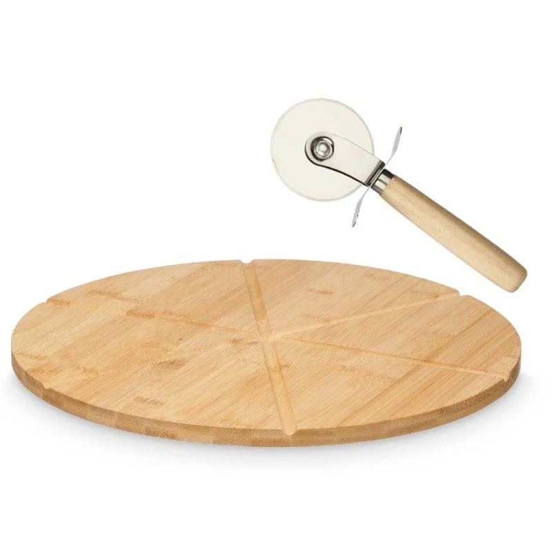 SET TABLA Y CORTADOR DE PIZZA