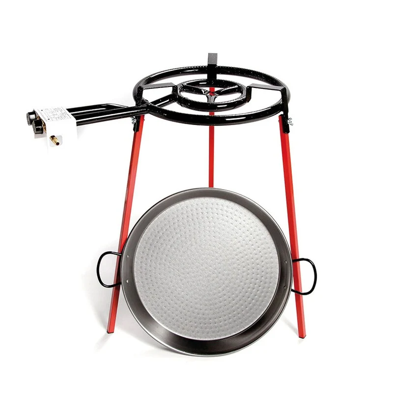 SET QUEMADOR 40CM CON PATAS Y PAELLERA DE 46CM