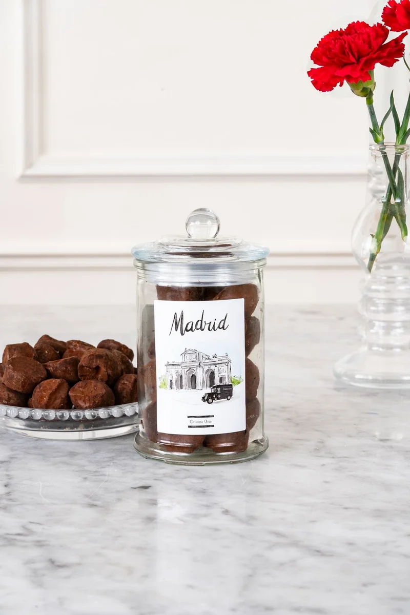 Tarro De Trufas De Chocolate Especial Madrid