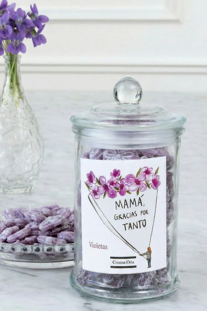 Tarro De Violetas Especial Día De La Madre