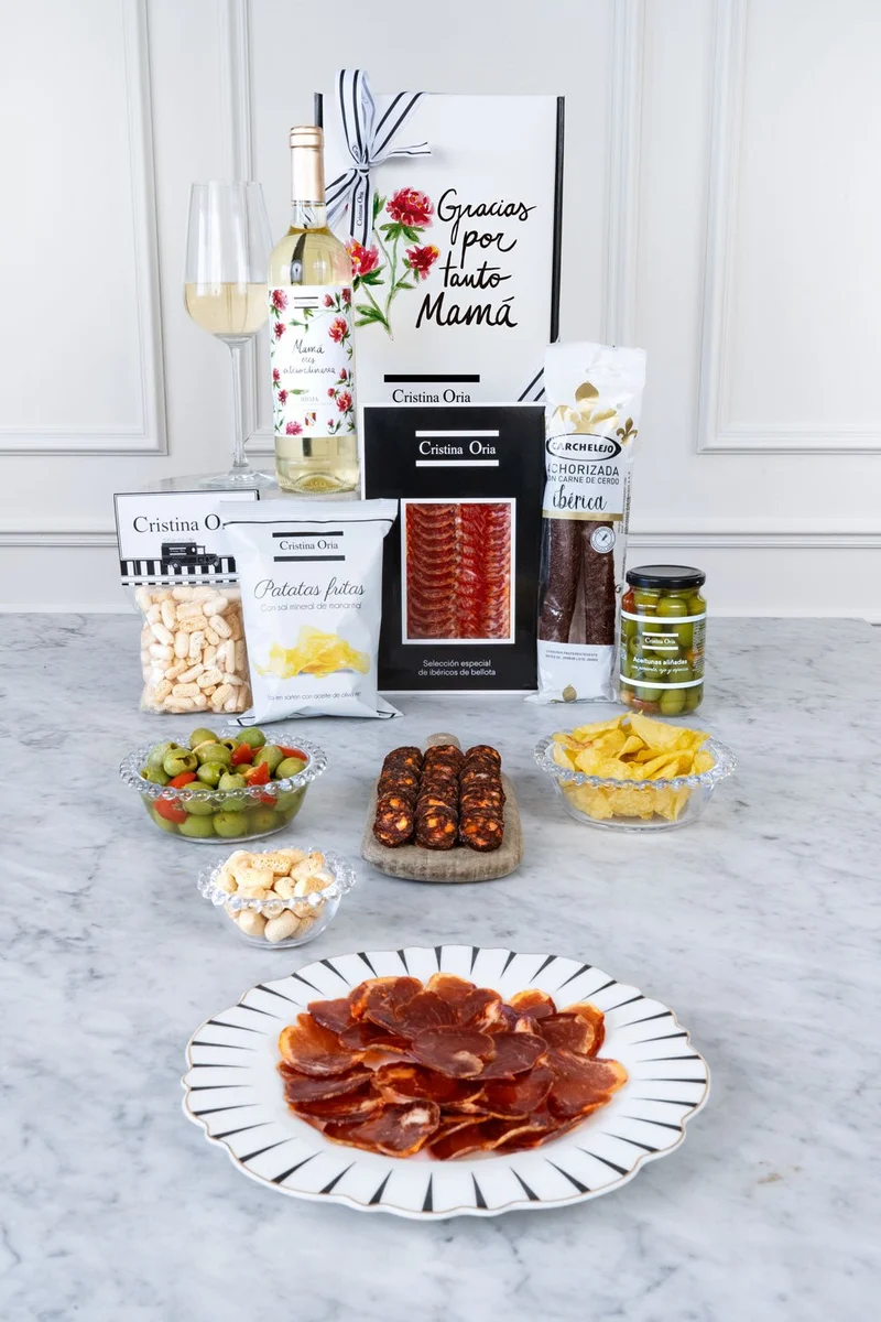 Caja Aperitivo Gourmet Para La Mejor Madre