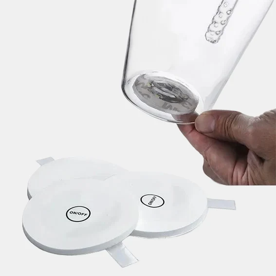 Disco de luz LED para iluminar bebidas. ø5 cm - 10 Uds.