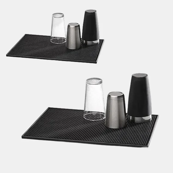 Tapete antideslizante escurridor para barra de coctelería. 30 x 15 cm - 1 Ud.