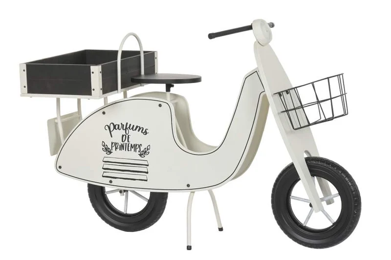 EXPOSITOR METAL 111X46X75 SCOOTER CREMA