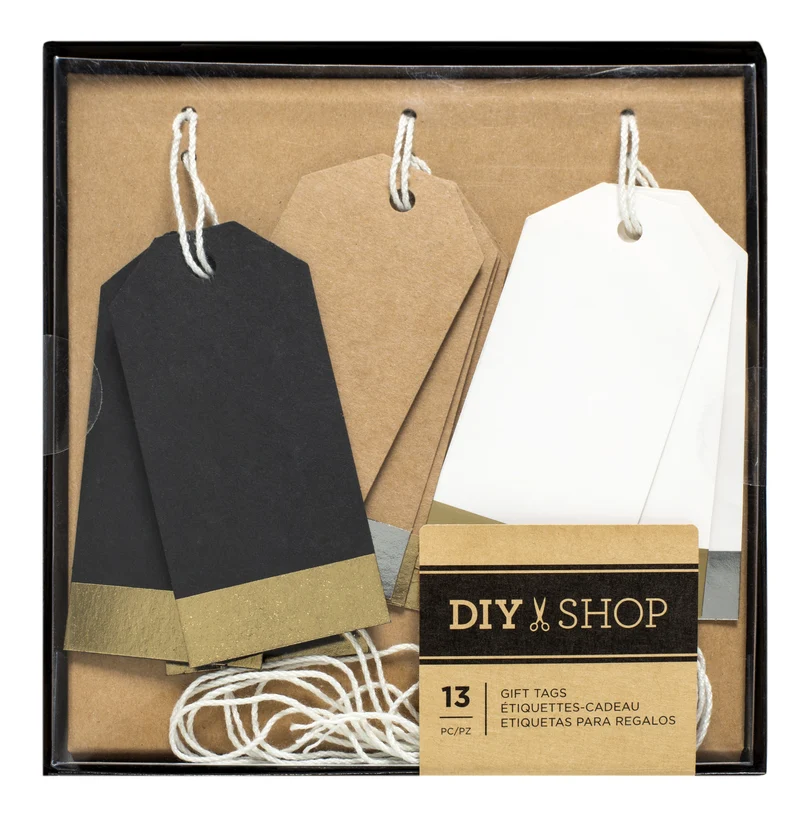 Chalkboard & Foil Gift Tag Set