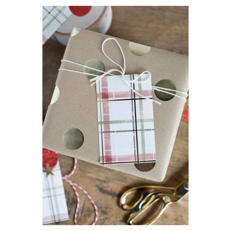 Holiday Tags Plaid
