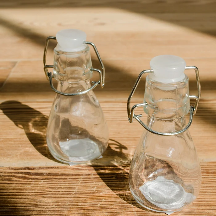 Minibotella de cristal de 11 cm