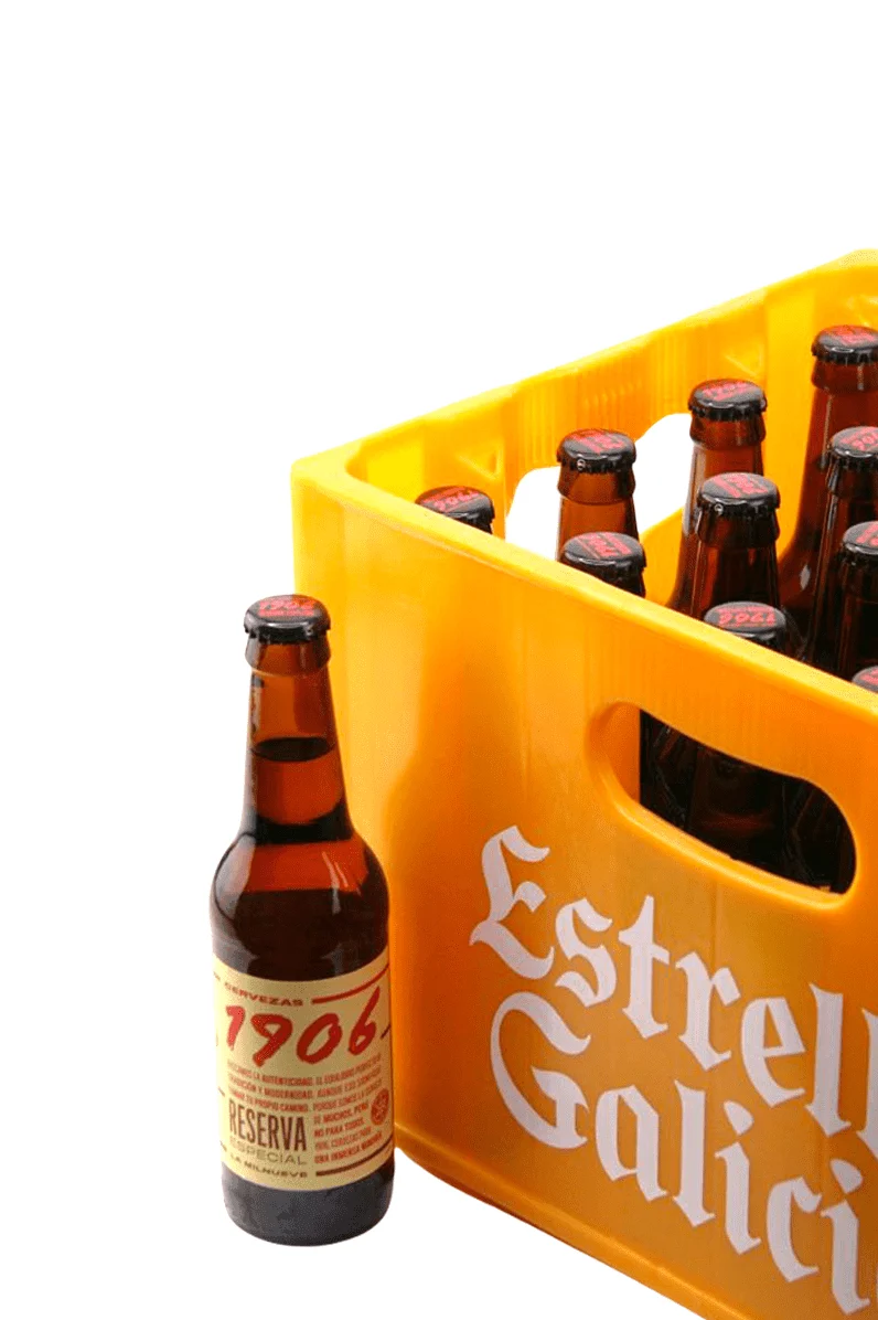 Cerveza 1906 en vidrio retornable 330 ml - Pack 24 Ud