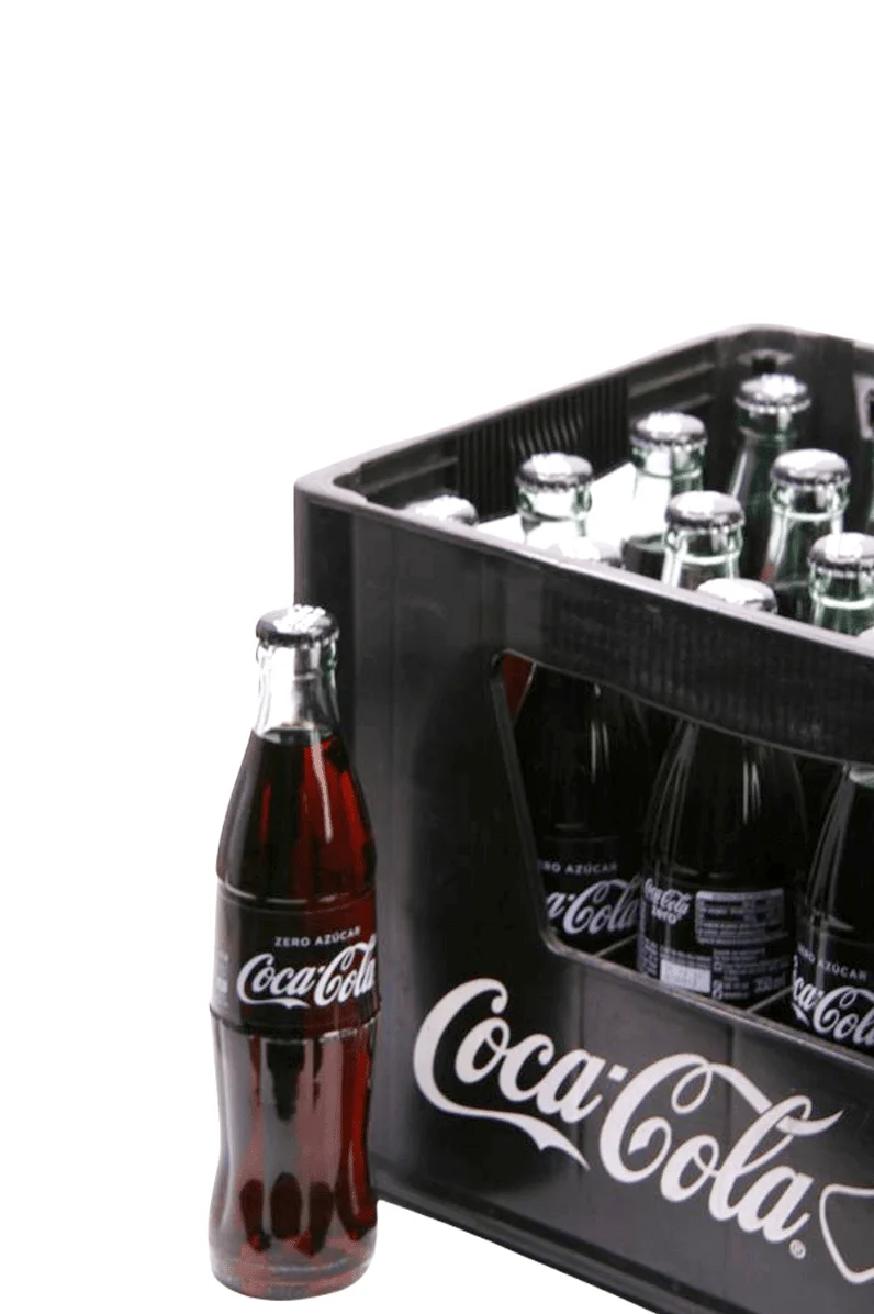Coca-cola zero en vidrio retornable 350 ml - Pack 24 Ud