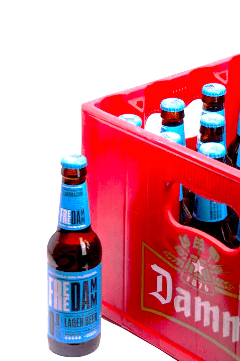 Free Damm en vidrio retornable 330 ml - Pack 24 Ud