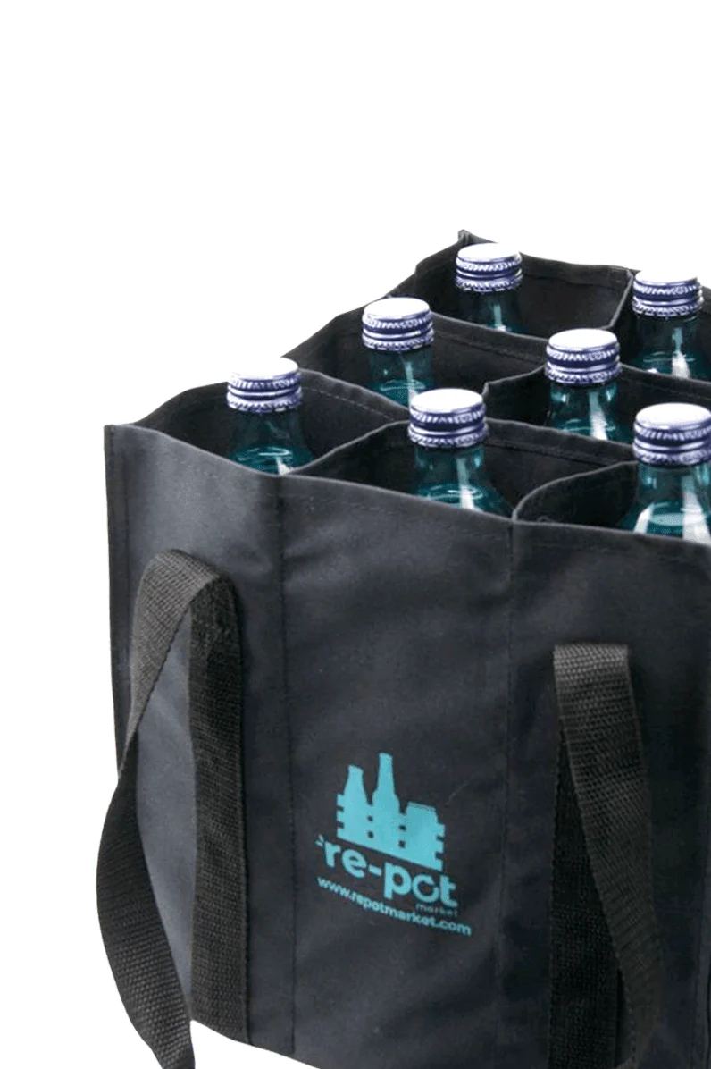 Agua Mineral Font Vella en vidrio retornable 1L - Pack 9 Ud