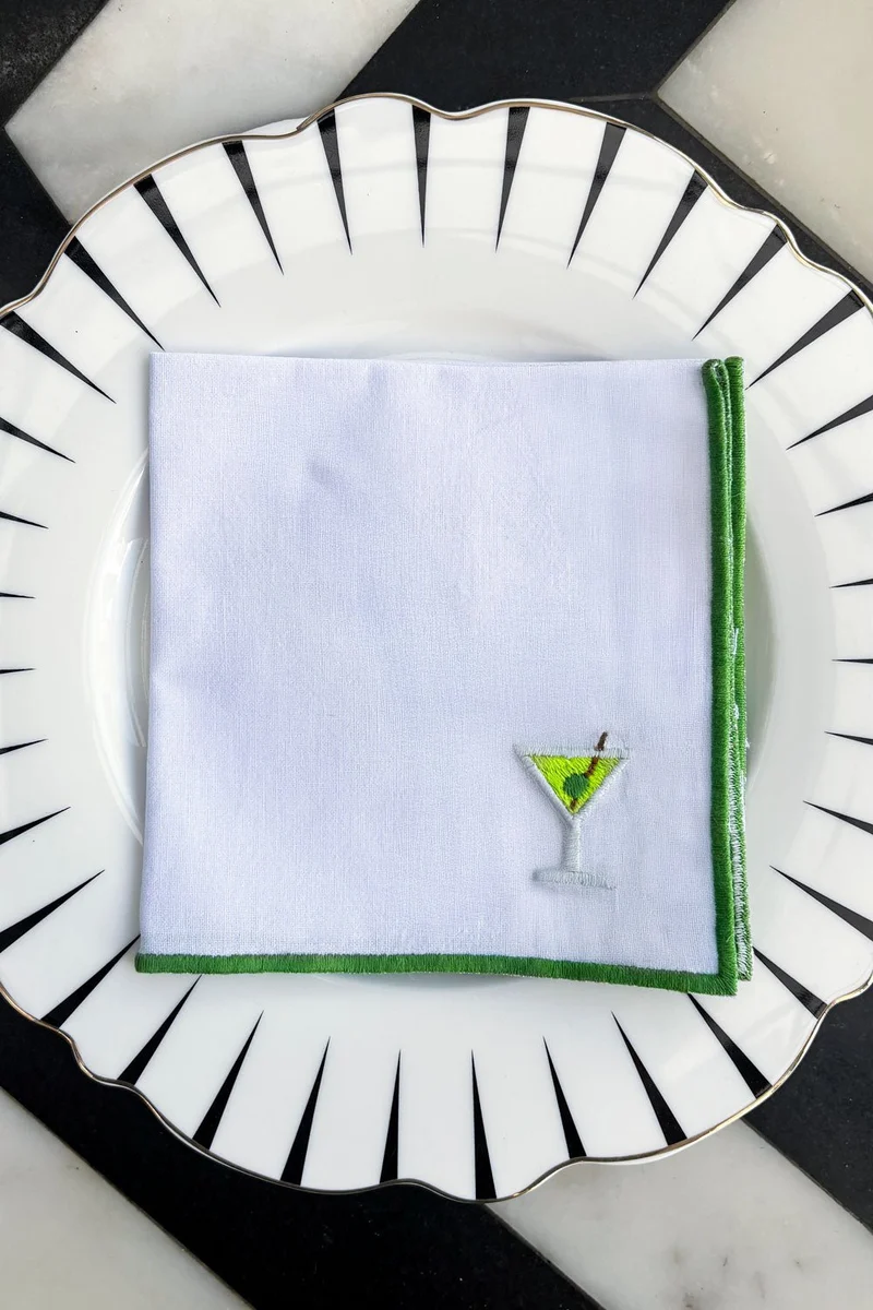Servilleta De Cóctel Diseño Bebidas