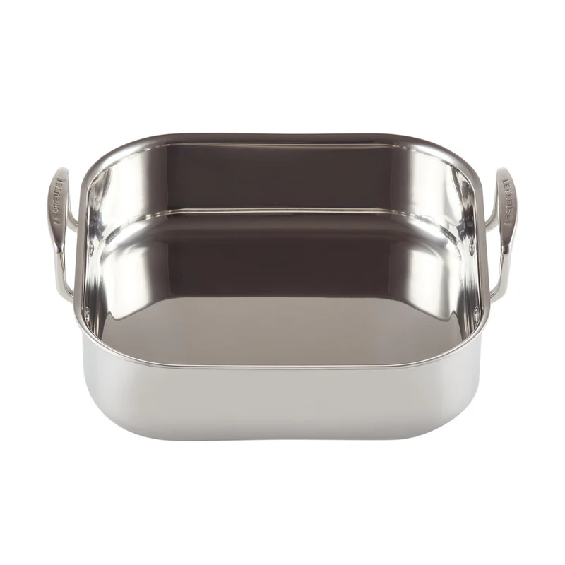 Bandeja asadora de acero inoxidable Le Creuset