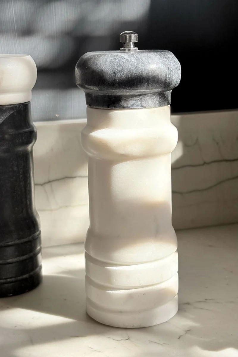 Salero De Mármol Blanco