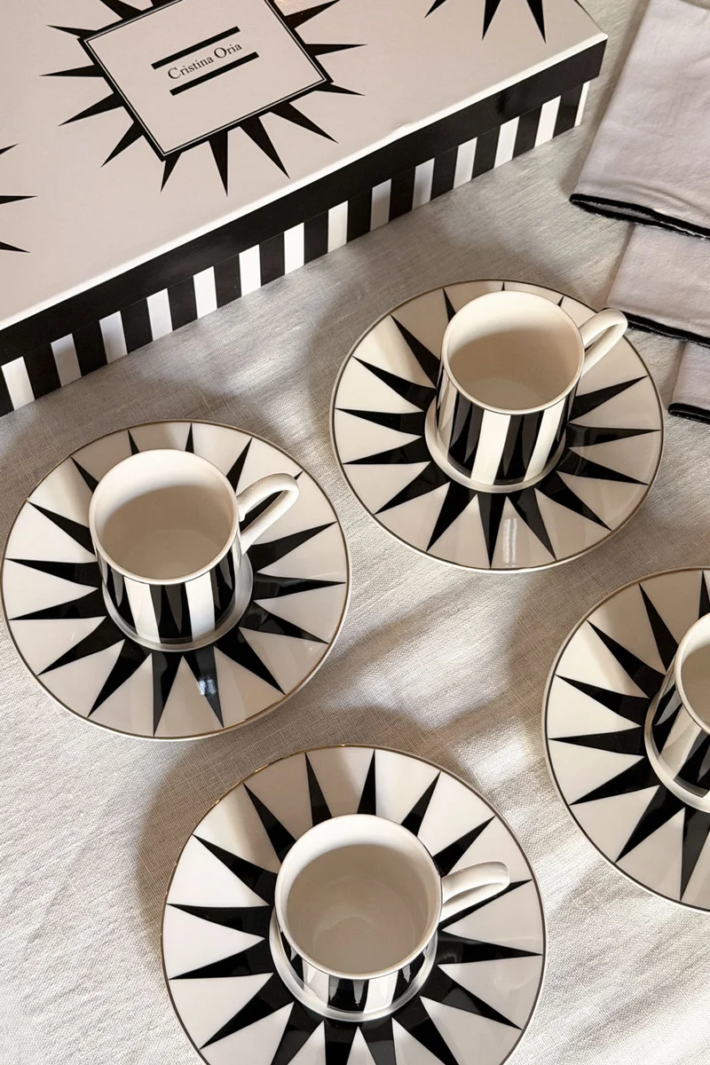 Caja De Regalo Tazas Y Platos Espresso Circus Cristina Oria