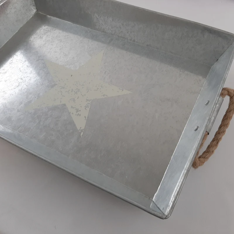Bandeja de Metal con Estrella