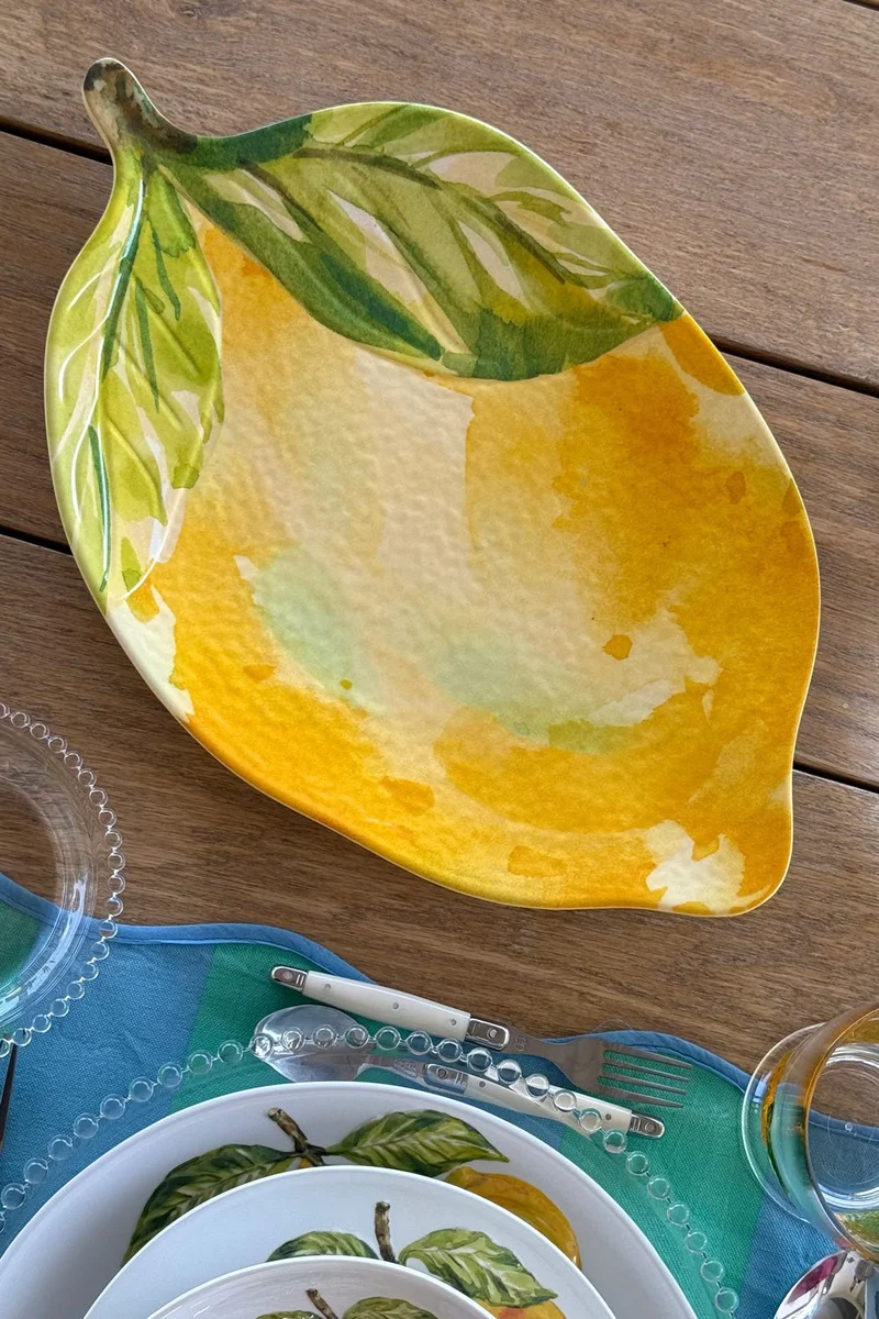Fuente De Melamina Limón