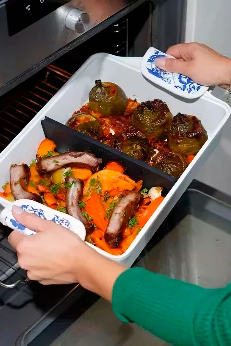 Fuente De Horno Ajustable Blanca