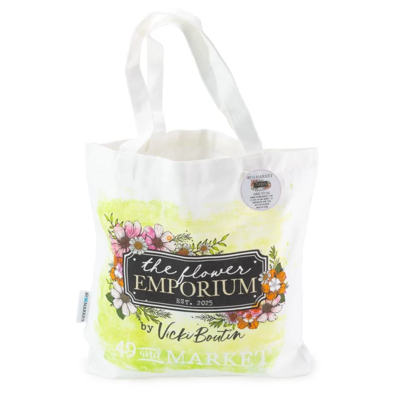 Tote Bag con Asa Flower Emporium By Vicki Boutin