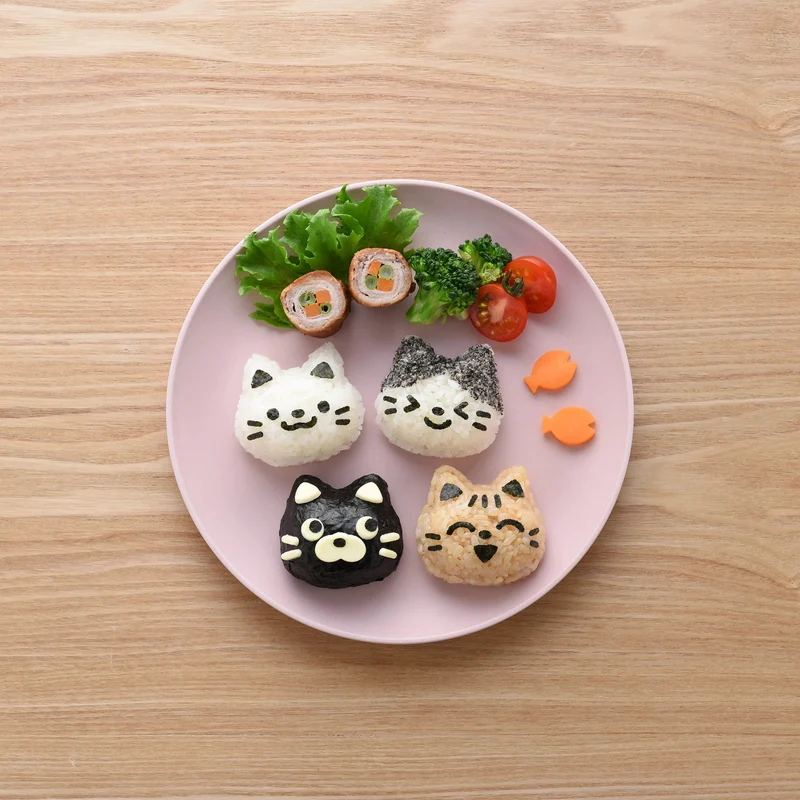 Neko Kao Onigiri Set