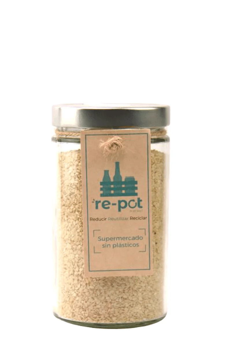 Sésamo Blanco en vidrio retornable 350 g
