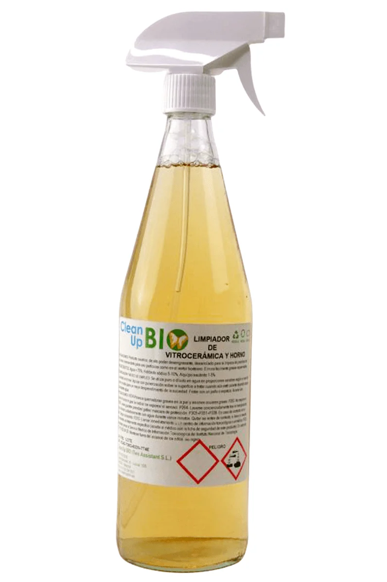Limpiador de Vitrocerámica y Horno 0.75 L CleanUp BIO - en vidrio retornable