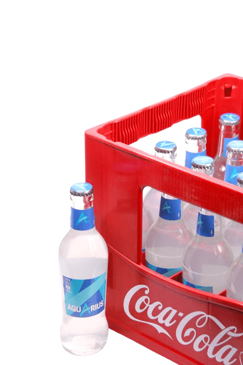 Aquarius de Limón en vidrio retornable 300 ml - Pack 24 Ud