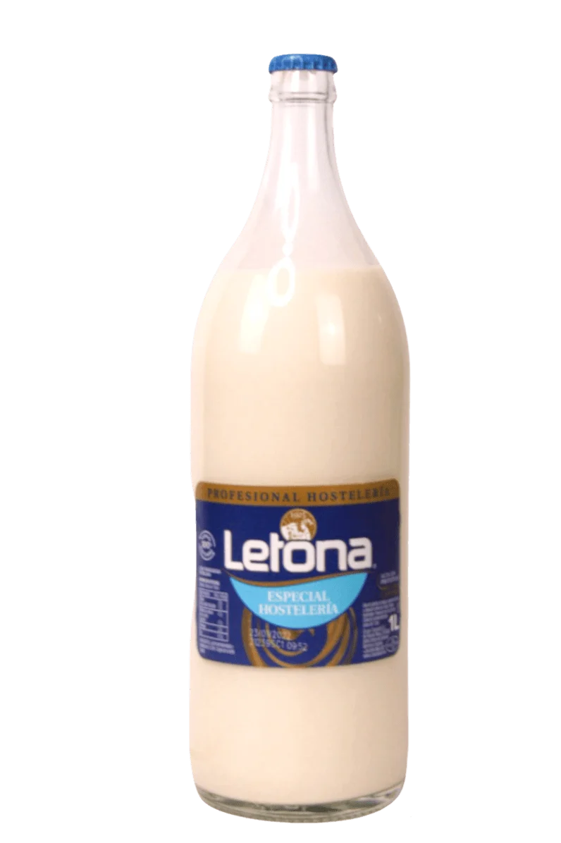 Leche Letona Semi-Desnatada 1 Lt Retornable - Pack 1 Ud
