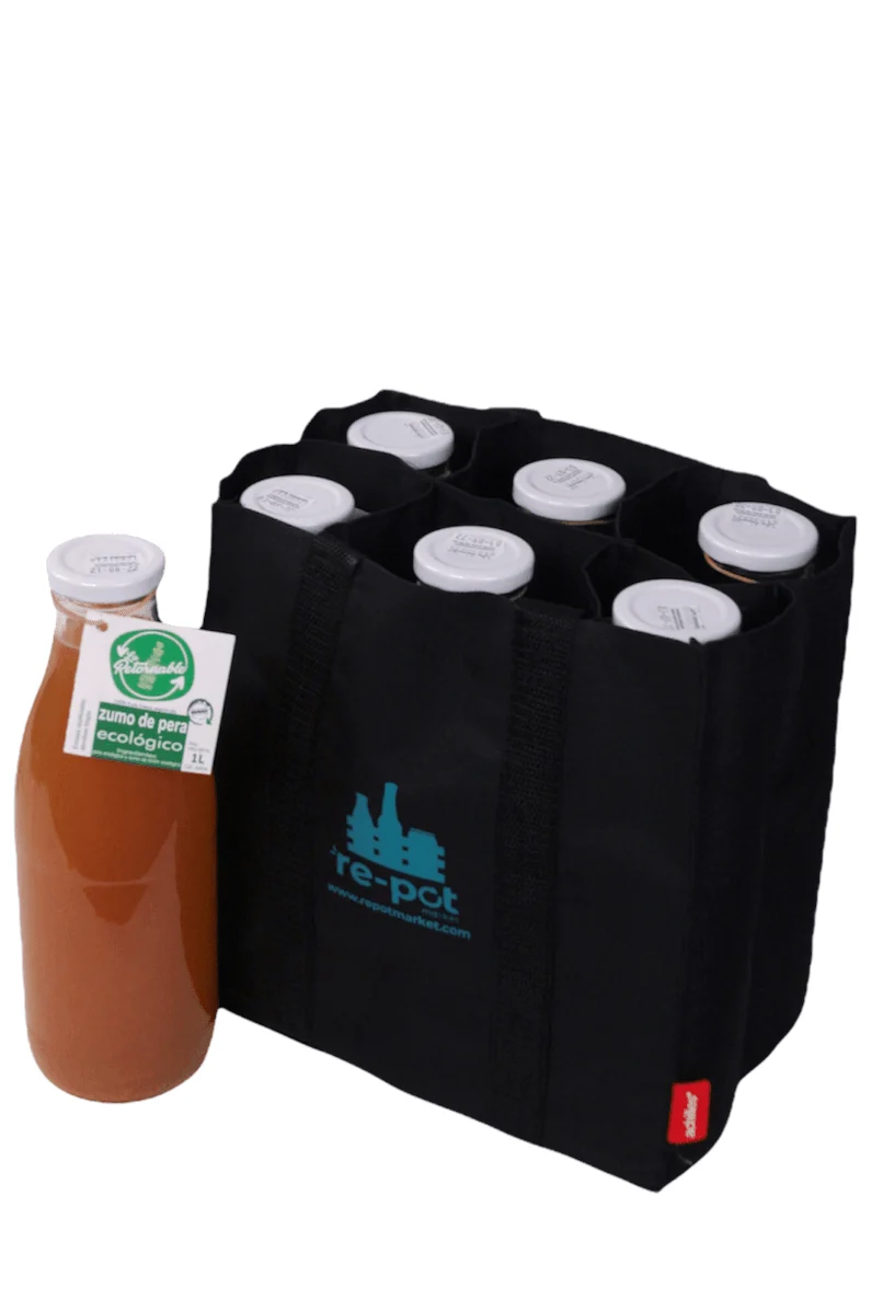 Zumo de Pera ECO en vidrio retornable 1L - Pack 6 Ud