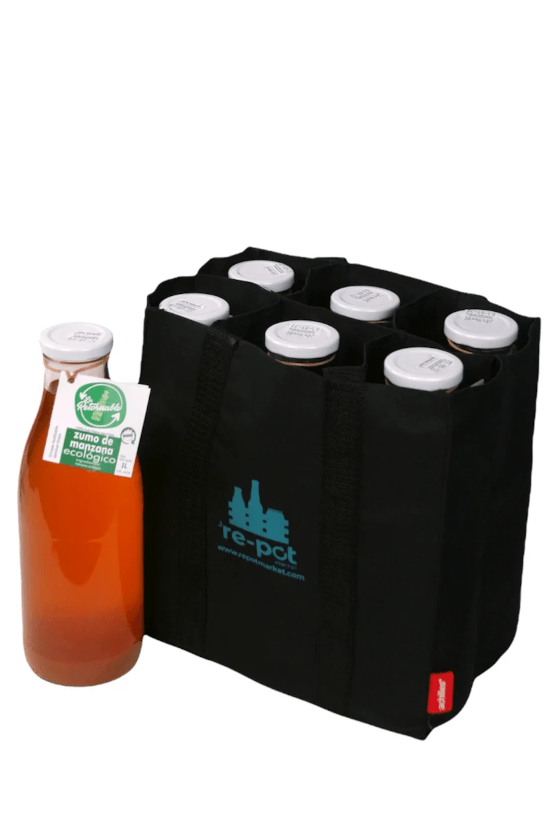 Zumo de Manzana ECO en vidrio retornable 1L - Pack 6 Ud