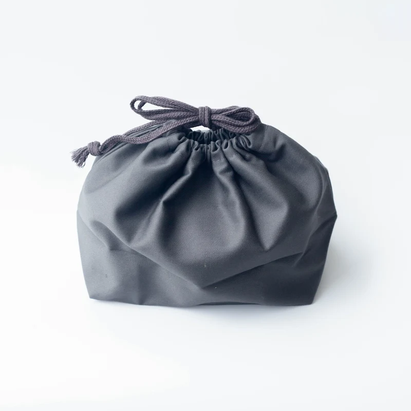 Drawstring Lunch Bag | Gray