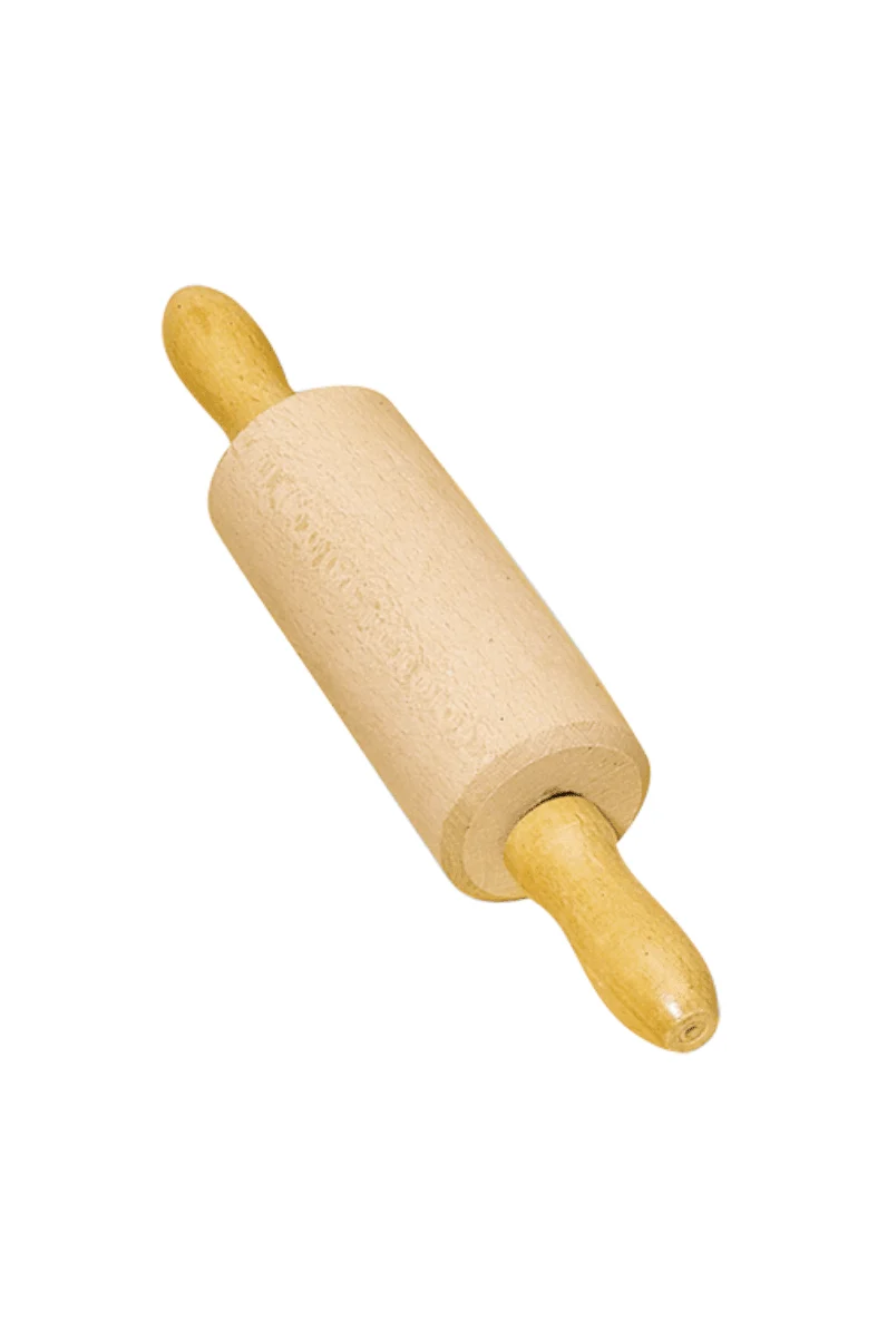 Rodillo de amasar con eje de metal 42cm