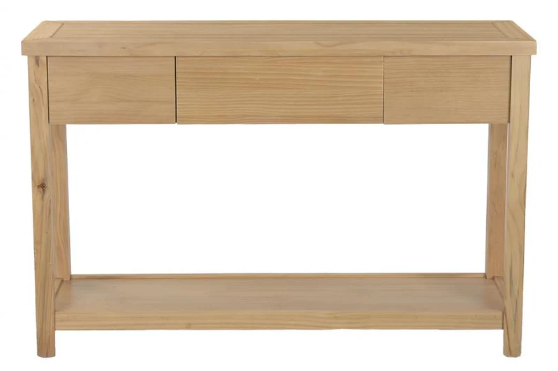 CONSOLA PINO 120X40X78 NATURAL