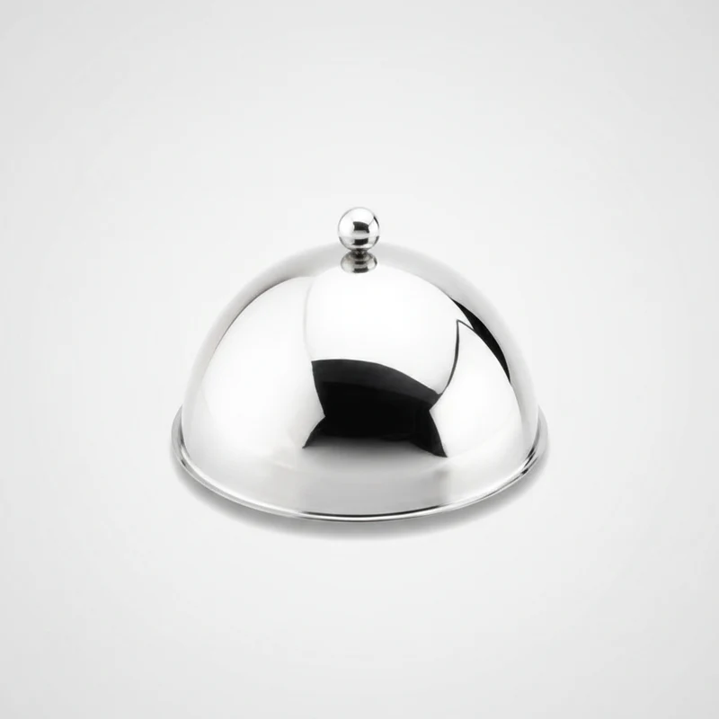 Campana de acero inox cubreplatos. ø28 x 17,5 cm - 1 Ud.
