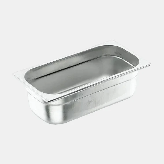Cubeta acero inox tamaño GN 1/2. 26,5 x 32,5 cm. Varias alturas - 1 Ud.